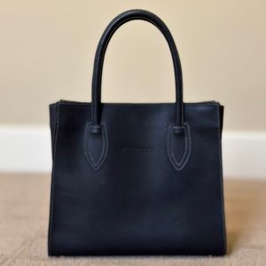 Kelly Tooke Gayle Satchel Bag Black Leather